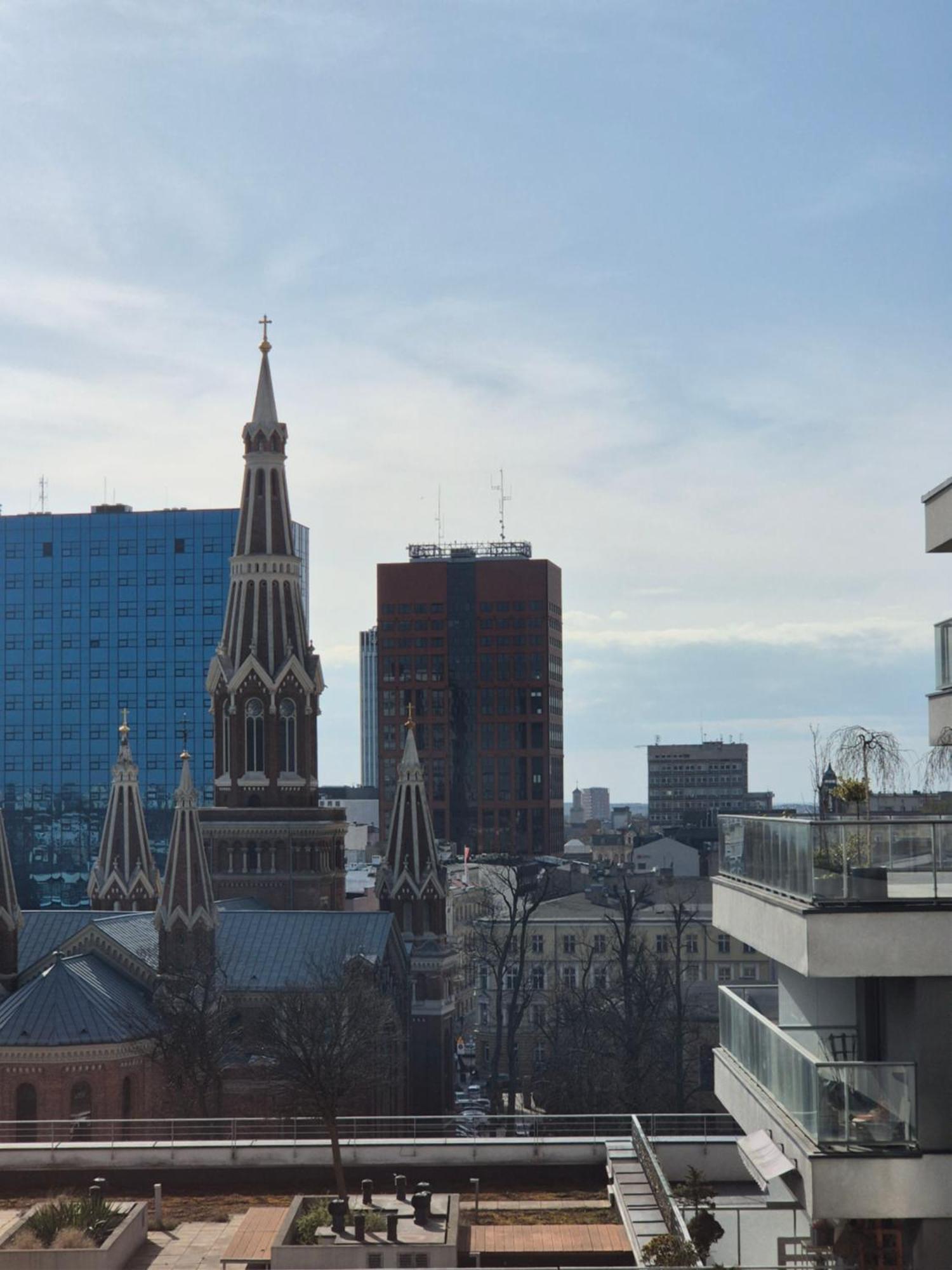 Centre Point Ilumino Apartment Łódź Kültér fotó